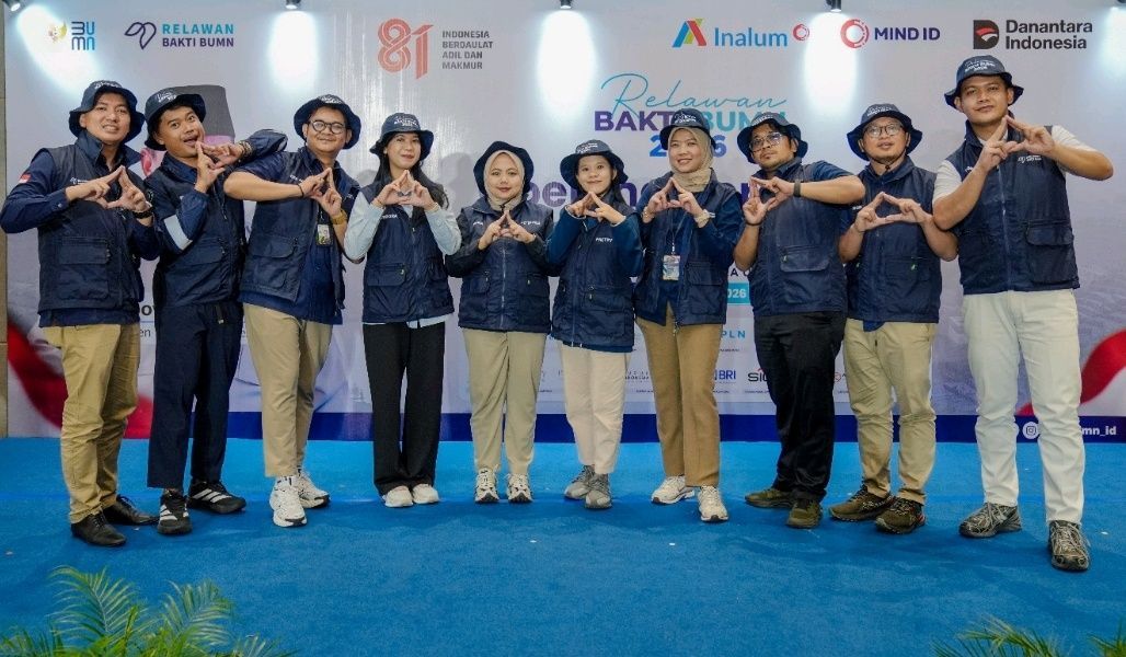 Mengalirkan Energi bagi Masa Depan Bangsa, PT RPN Mewakili PTPN Group Berkontribusi dalam Relawan Bakti BUMN 2026