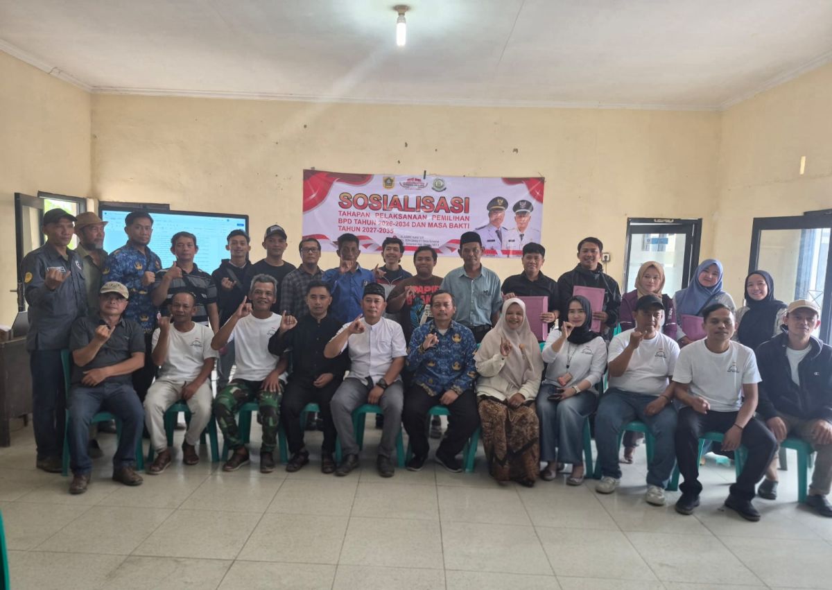 Tahapan Pemilihan BPD Desa Sukajaya Periode 2027–2035 Mulai Berjalan