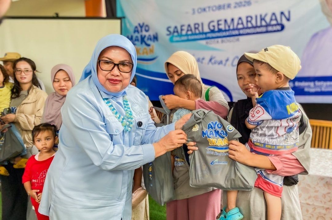 Safari Gemarikan di Dua Titik Kota Bogor, Endang S. Thohari Dorong Warga Gemar Konsumsi Ikan untuk Generasi Sehat