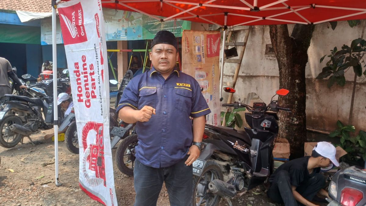 AMPI dan Forum OKP Parungpanjang Gandeng AHASS, 100 Motor Diservis Gratis