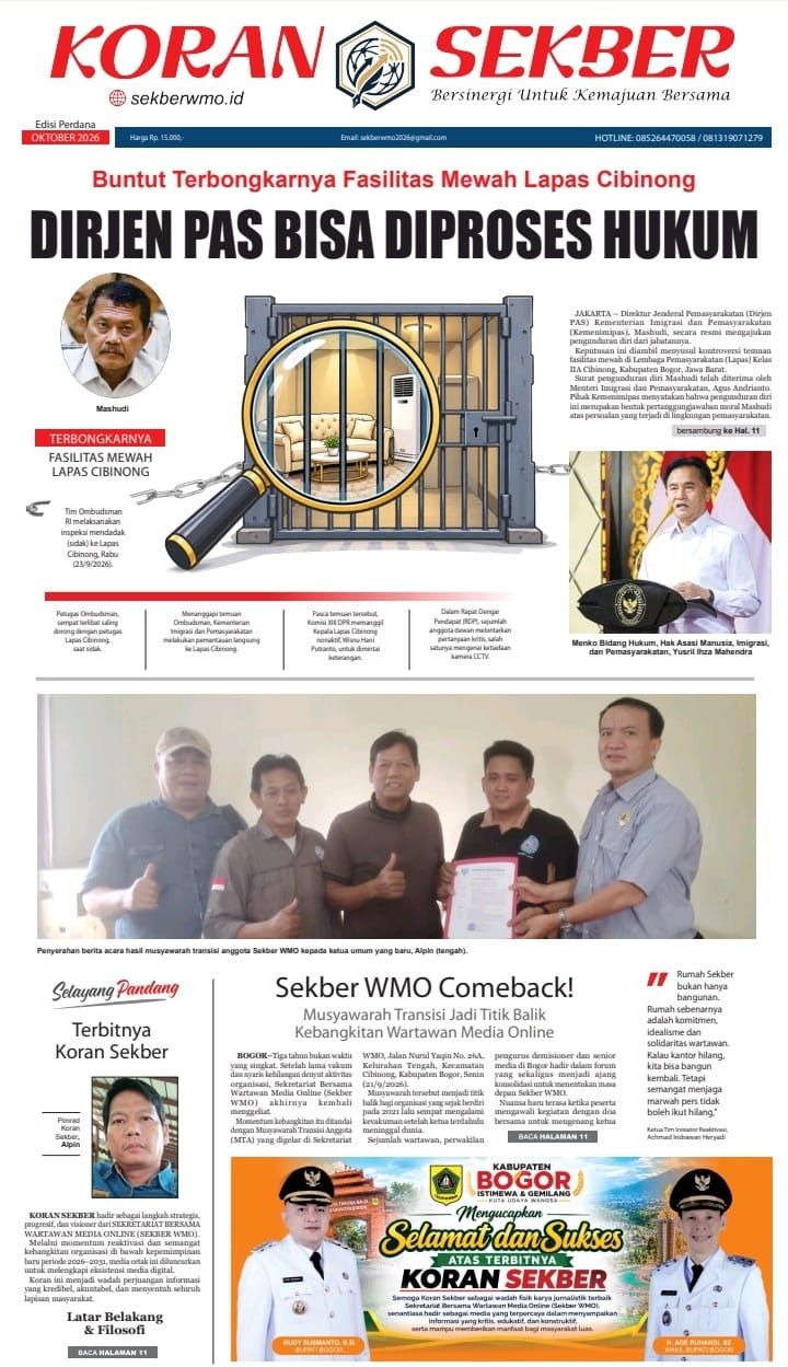 Koran Sekber WMO Resmi Hadir, Perluas Jangkauan Jurnalisme di Tengah Era Digital